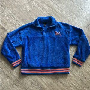 Retro style plushy fleece Sweatshirt
